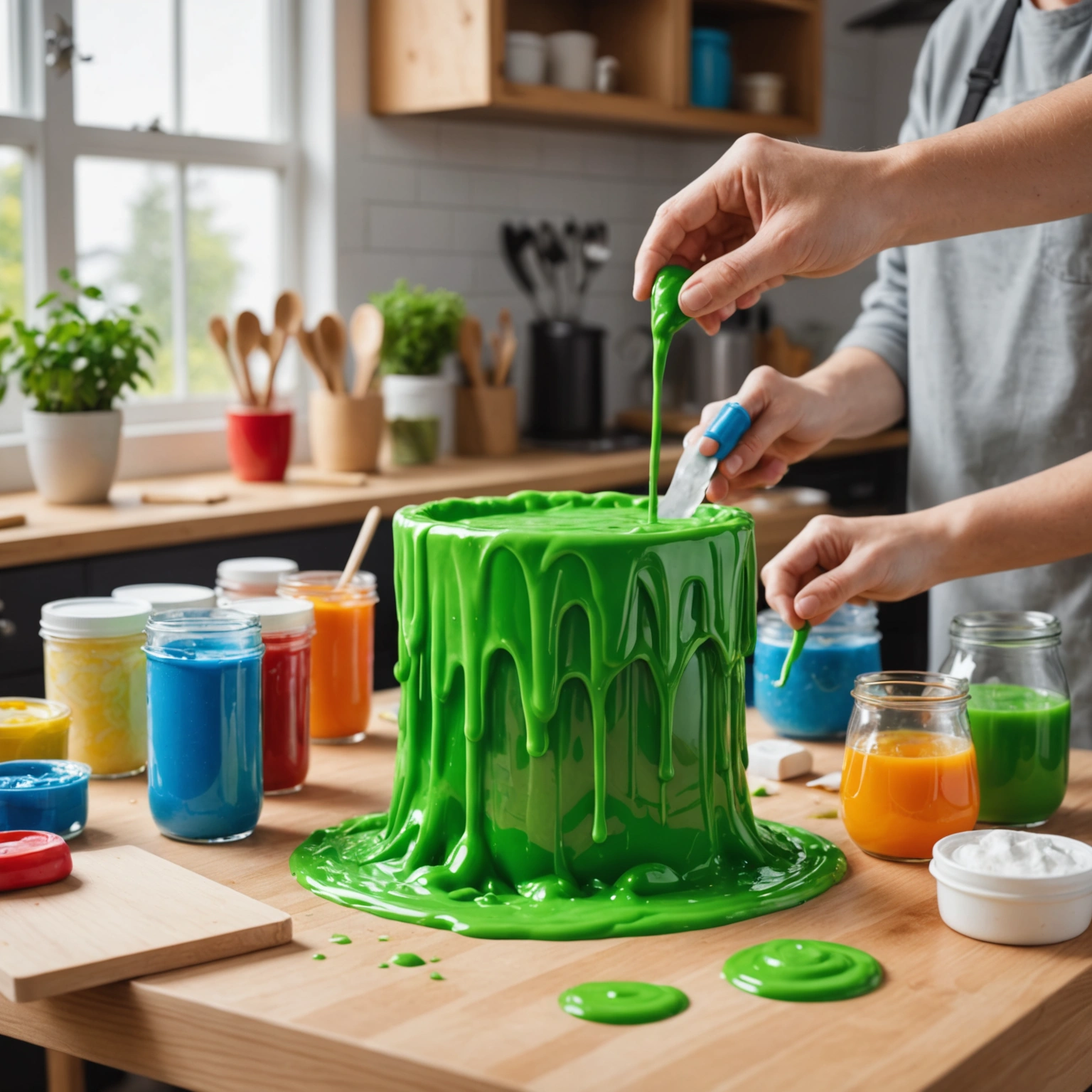 Как сделать слайм из клея ПВА: Классический рецепт слайма из ПВА