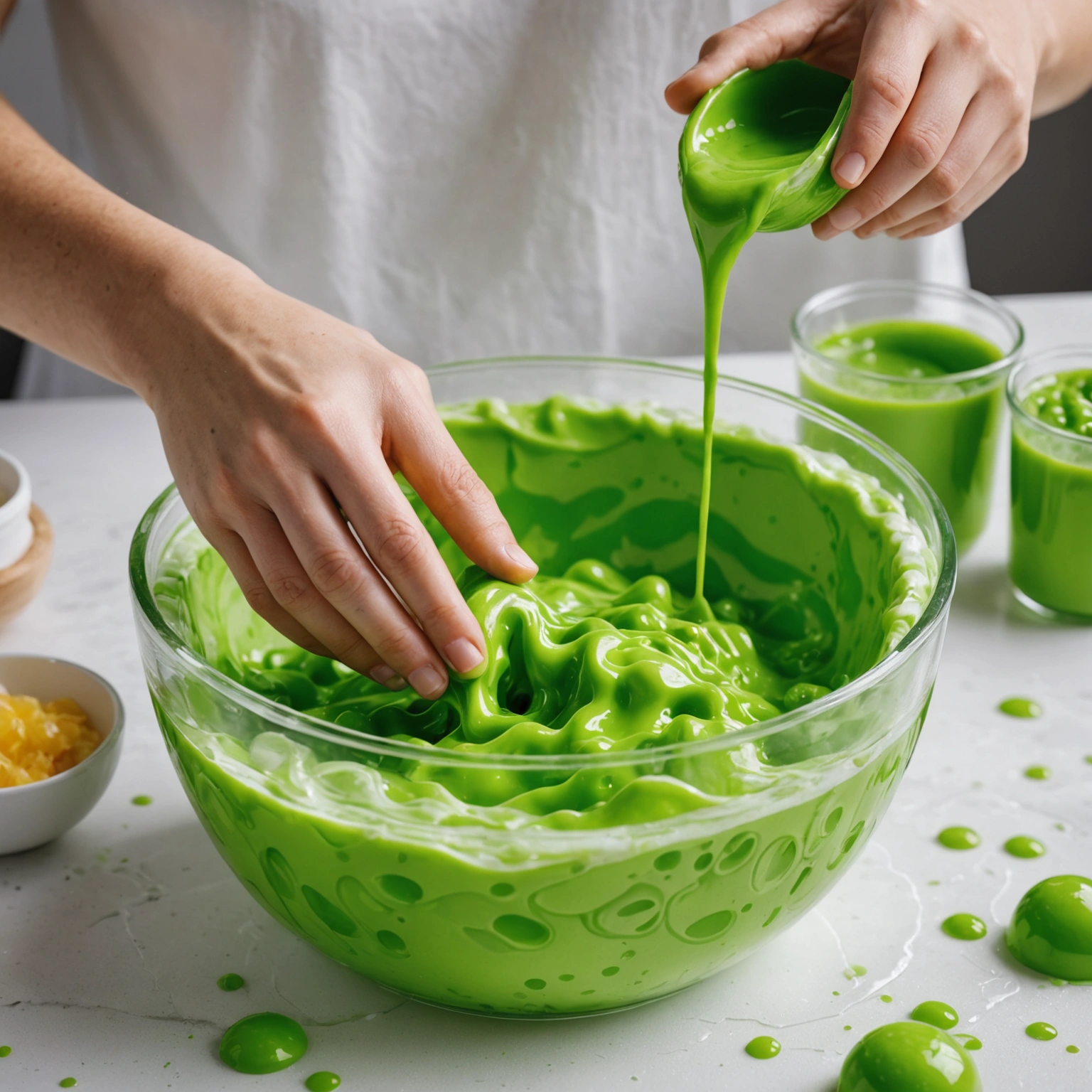 Как сделать слайм из пены для ванны: творческий подход к популярному развлечению