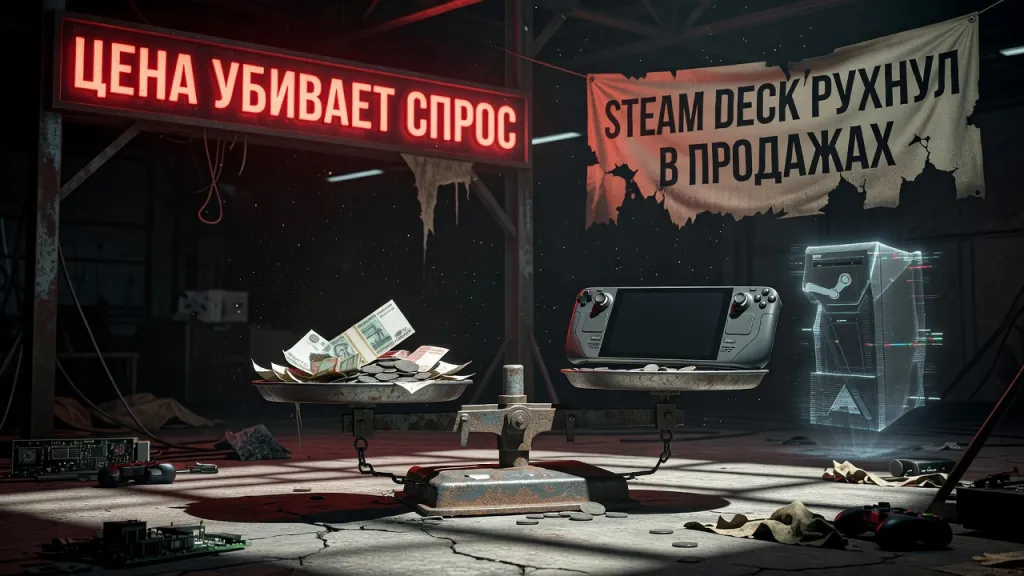 Steam Deck рухнул в продажах. Цена убивает спрос
