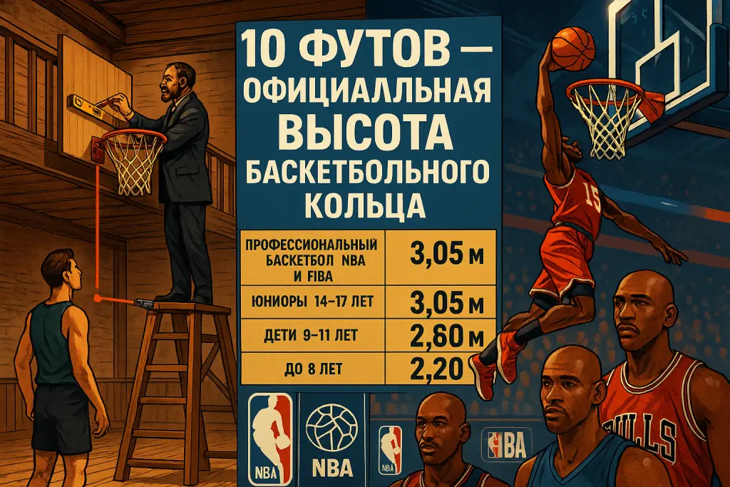 Высота баскетбольного кольца - подборка любопытного