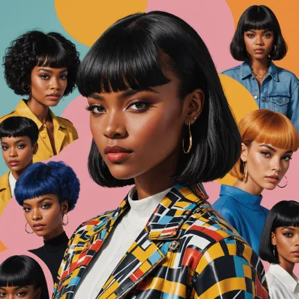 Модные челки 2025: Тренды челок — от шторки до косой, для любого лица