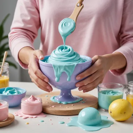 Как сделать слайм из крема: увлекательное творчество для всей семьи